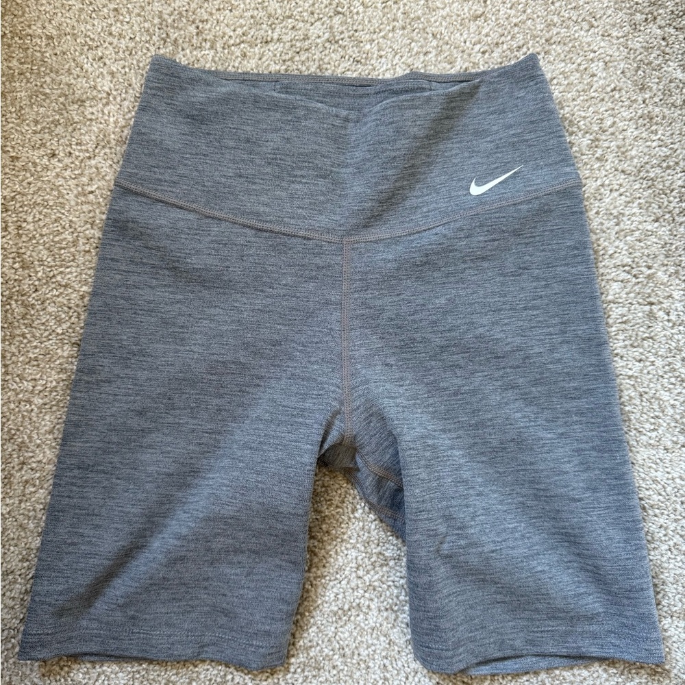 Nike Women's Heather Gray Bike Shorts